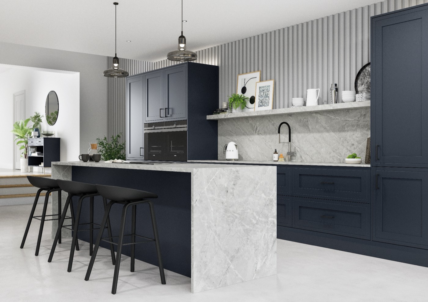 Ellesmere classic kitchen in Slate Blue